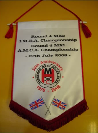 Pennants supplied and printed to your own design